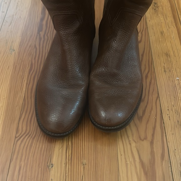 Brown tall riding boots Tory Burch 8.5, good condition - Picture 6 of 14